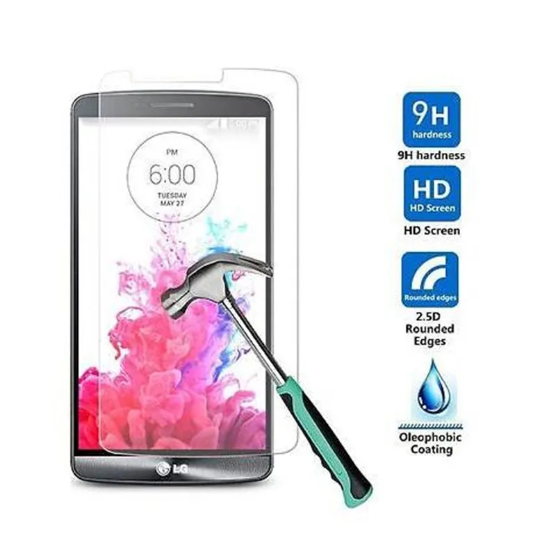 Ультратонкое закаленное стекло 9H 0 26 мм для LG G2 G3 G4 S K10 K5 G5 4G LTE защитная Пленка