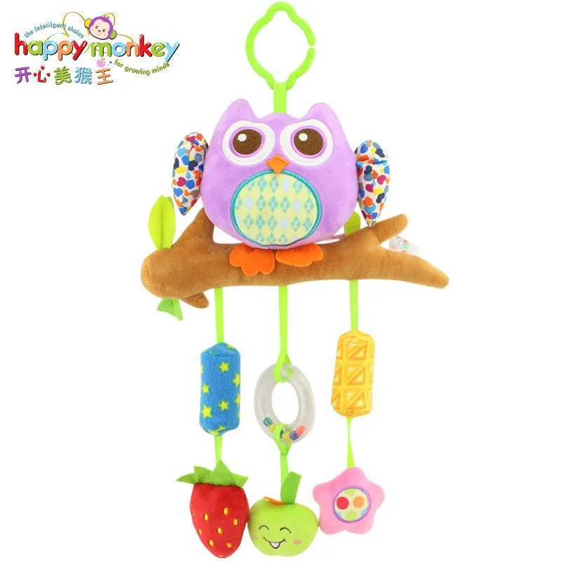 Детская коляска Happy Monkey Wind Chime мягкая подвесная погремушка в виде