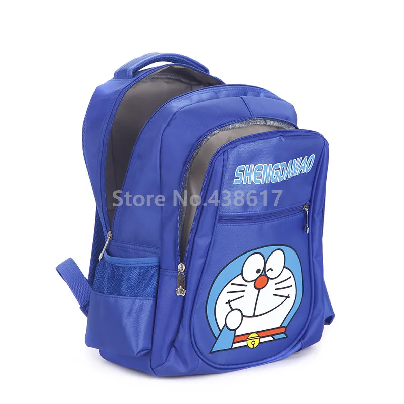 Синий рюкзак Doraemon для мальчиков школьная сумка с комплектом обедов 2 шт. детей