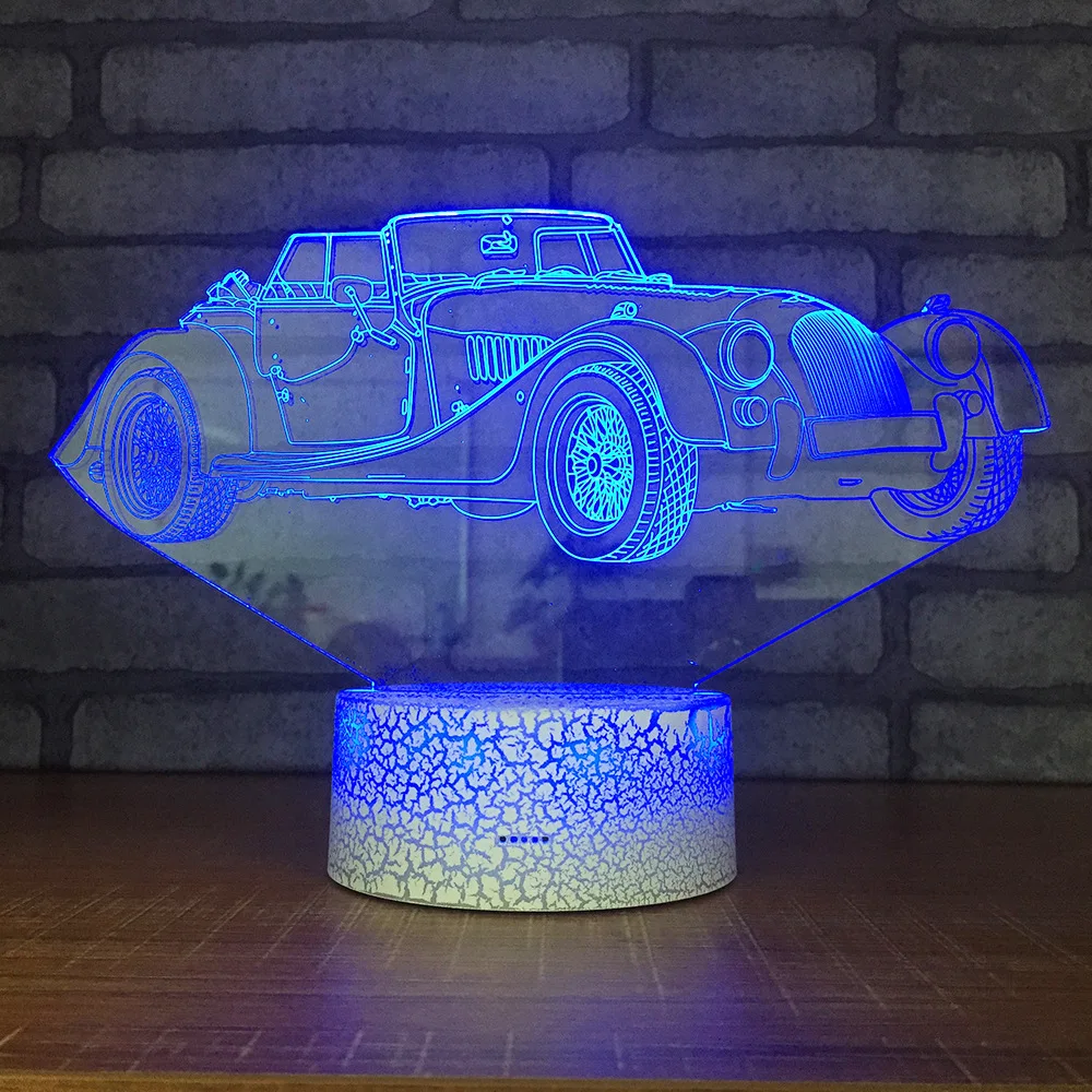 Креативные подарки 3d Маленькая ночная настольная лампа акриловые атмосферные