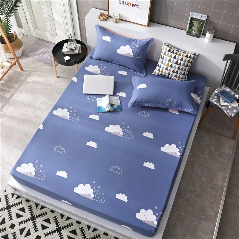 1 шт. простыня для матраса с облаком на резинке из резины постельное белье