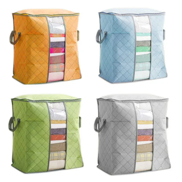 Складная сумка для хранения одежды одеяло Стёганое гардероб органайзер свитера