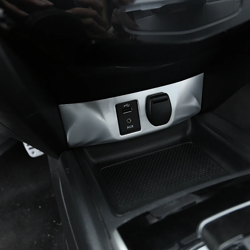 ABS хром для Nissan Qashqai J11 автомобильный внутренний прикуриватель AUX USB накладка 2016 19
