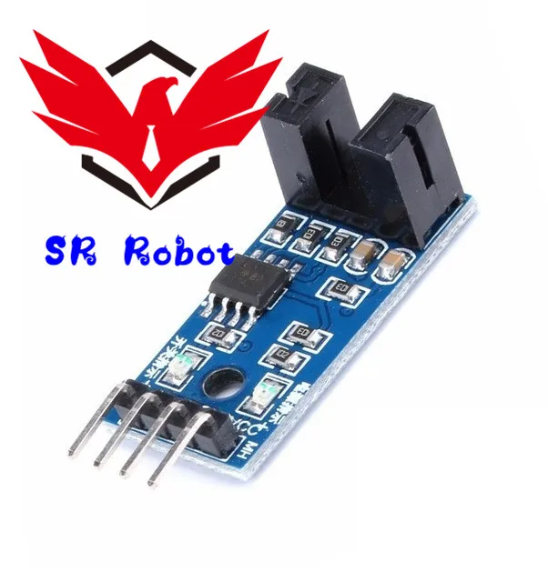 4-контактный ИК инфракрасный модуль датчика скорости паз Соединительный для Arduino