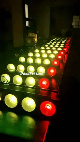 16 шт. DJ Led COB Блиндер матрица панель свет 5X30 Вт RGB 3в1 аудитория DMX бар сценическая