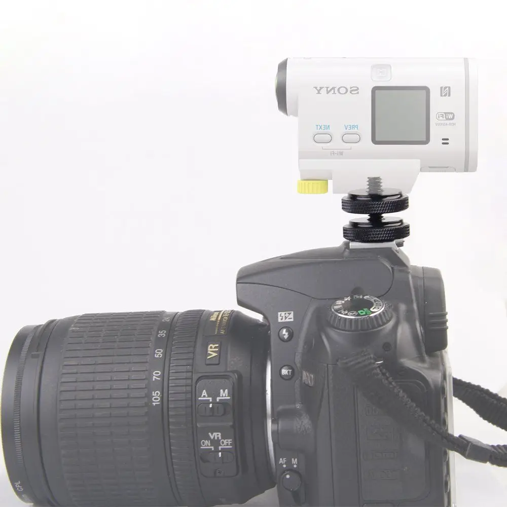 1/" винт Горячий башмак адаптер крепления штатива винты для sony action cam HDR-AS100v as50v AS200V AS300V FDR-X1000V HDR-AZ1
