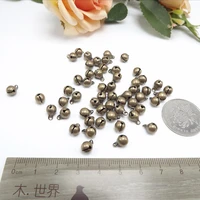 jewelry finding components parts little bronze bell 6 mm silver bells diy accessories bracelet material jy105