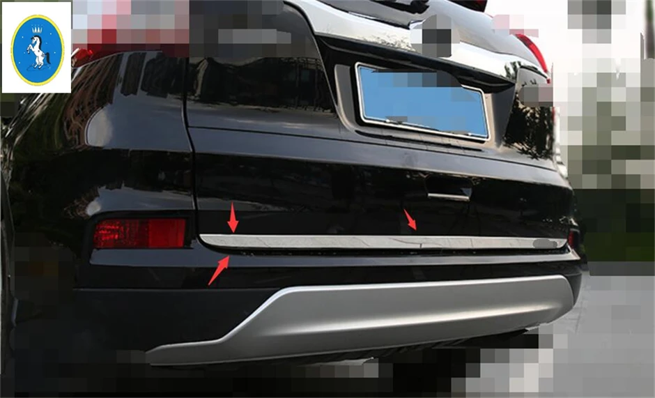 Yimaautotrim для Honda CRV CR-V 2013- Задняя Крышка багажника отделка дверная ручка молдинг загрузки гарнир ободок 1 шт