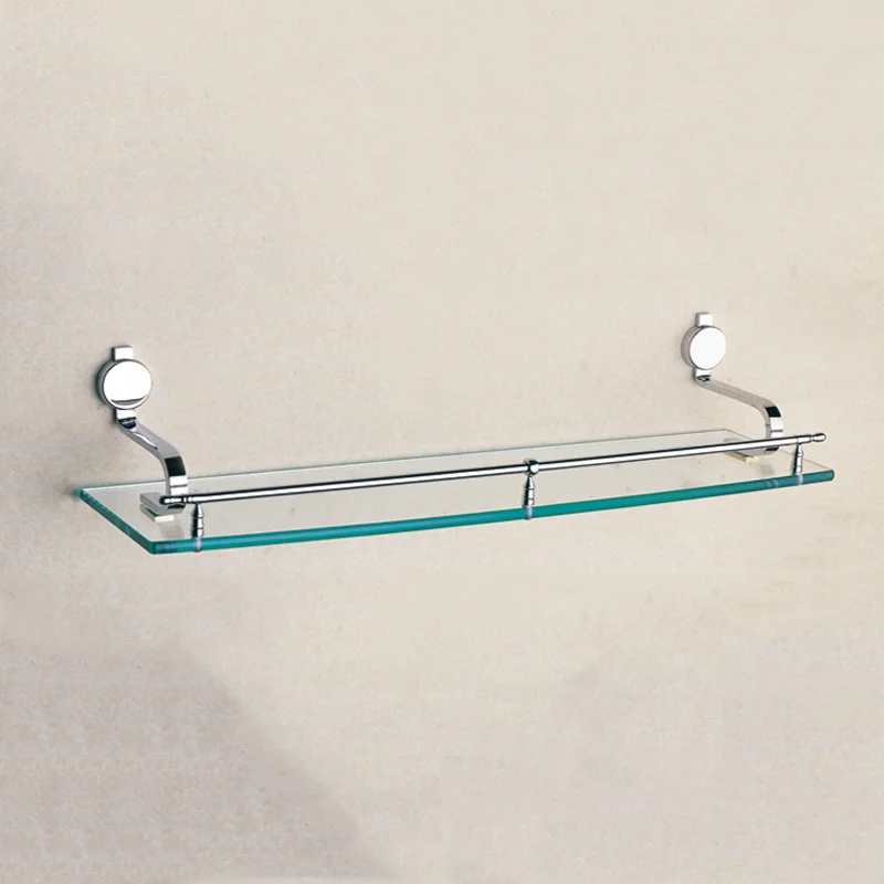 glass shelf Аксессуары для ванной комнаты, диспенсер для жидкого мыла, настенный держатель для полотенец, крючок для халата, туалетная щетка, держатель для бумажных тарелок, стеклянная полка - Цвет: glass shelf