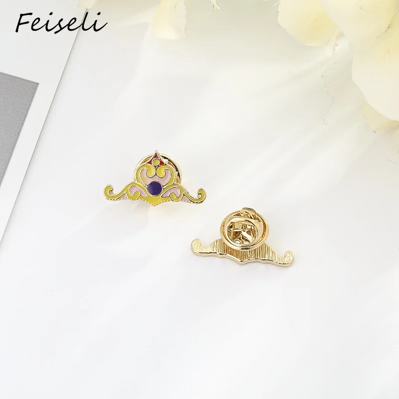 Женская брошь в форме головы птицы Feiseli Queen Princesses высокое качество воротник