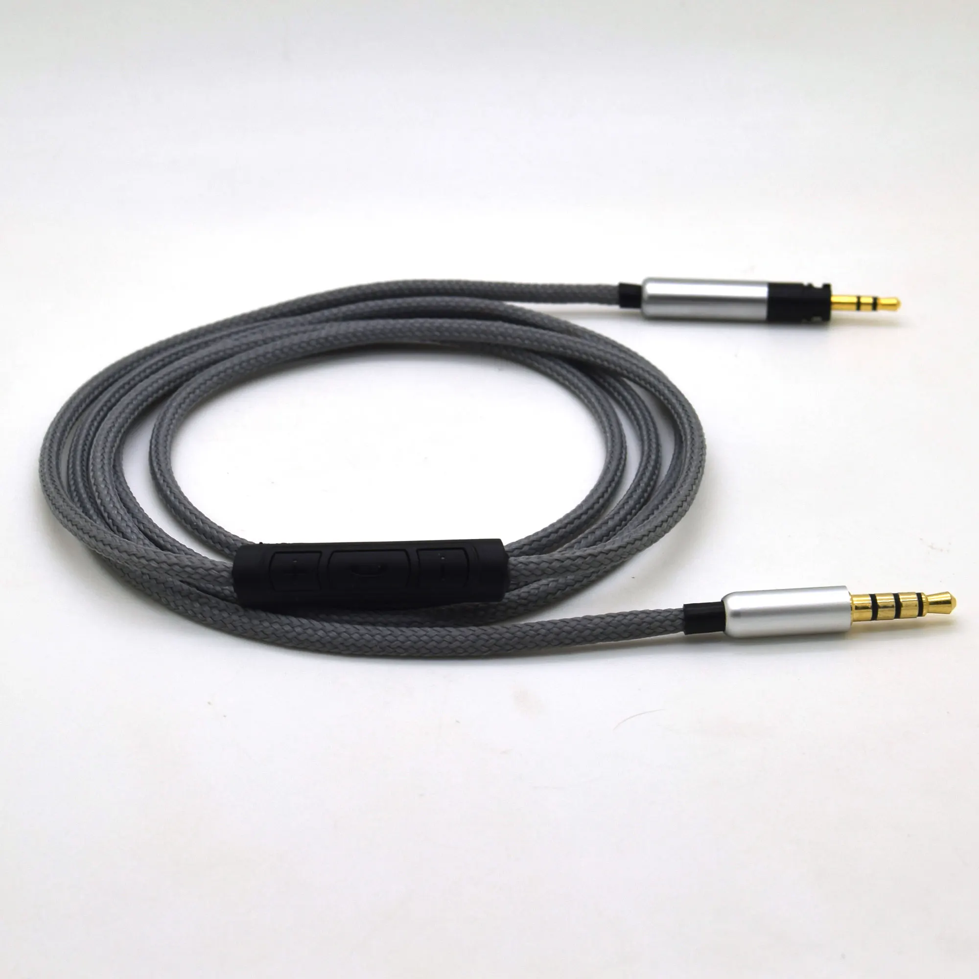 Сменный кабель для наушников Sennheiser HD4.40 HD4.50 BT Модернизированная Посеребренная