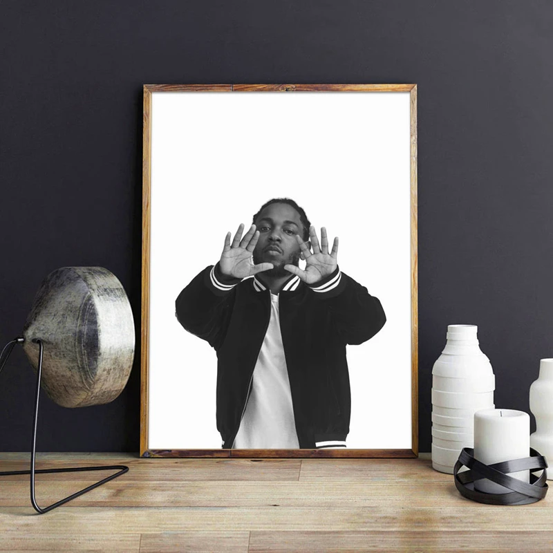 Современные украшения дома постеры Kendrick Lamar хип хоп художественная работа с
