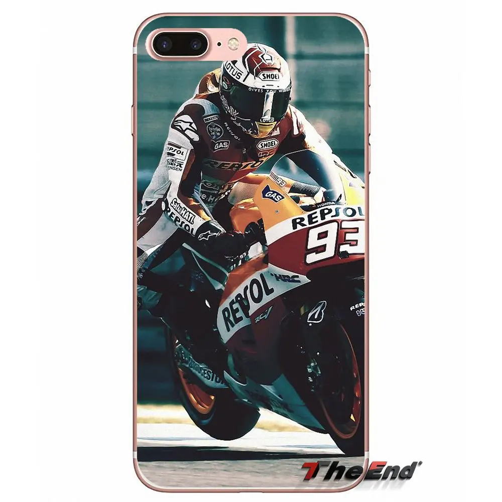 Марка Marc marquez Moto Gp 93 мягкий чехол из ТПУ с принтом &quotКапа для samsung Galaxy S2 S3 S4 S5 мини S6