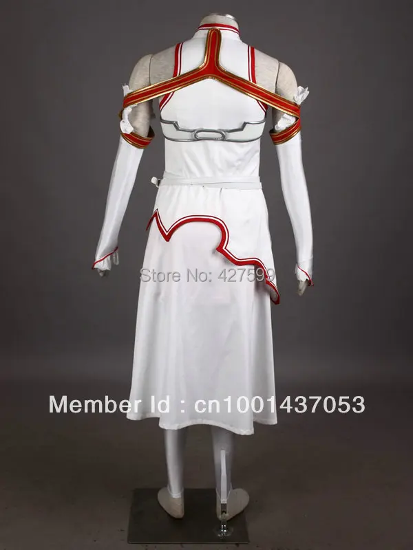 Маскарадный костюм Асуна из аниме Sword Art Online бесплатная доставка|asuna cosplay costume|cosplay