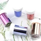 Очаровательные Переводные металлические наклейки 14 типов, Хроматическая Мерцающая фольга, голографический Звездный дизайн, Сияющие обертывания, маникюр, дизайн ногтей, салон