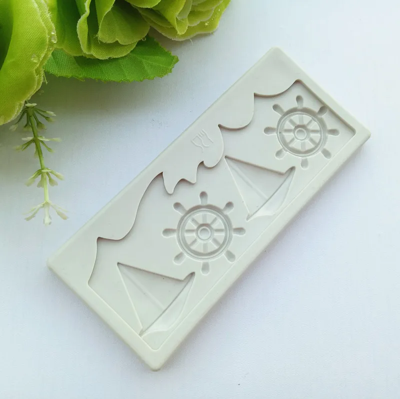 DIY неароматические силиконовые формы для помады парусная лодка в форме руля