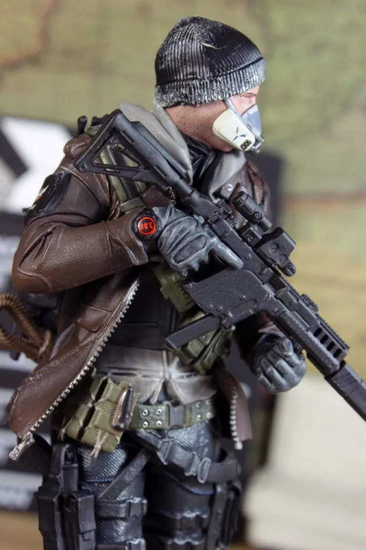 EA The Division SHD Agent подвеска Tom clancys Рисунок Статуя W/светодиодный игрушки 24 см в