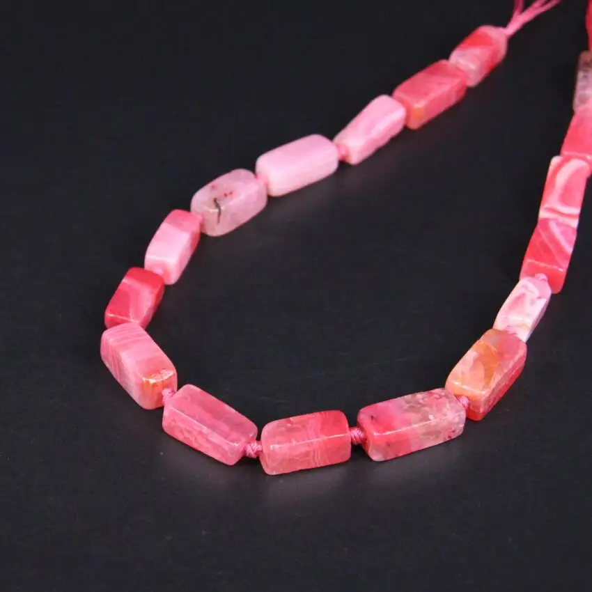 Бусины подвески из натурального розово красного агата 15 5 дюйма/нить|loose beads|pendant