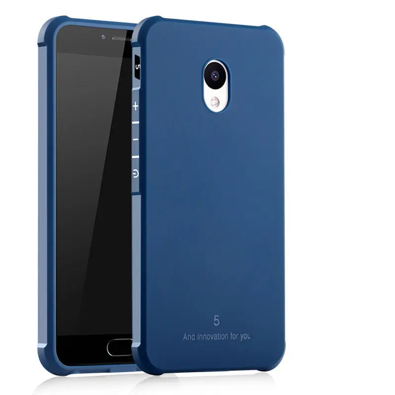 Роскошный Бампер ТПУ мягкий резиновый кожаный чехол для Meizu MX5 M2 M3 Note Pro6/plus - Цвет: Dark Blue