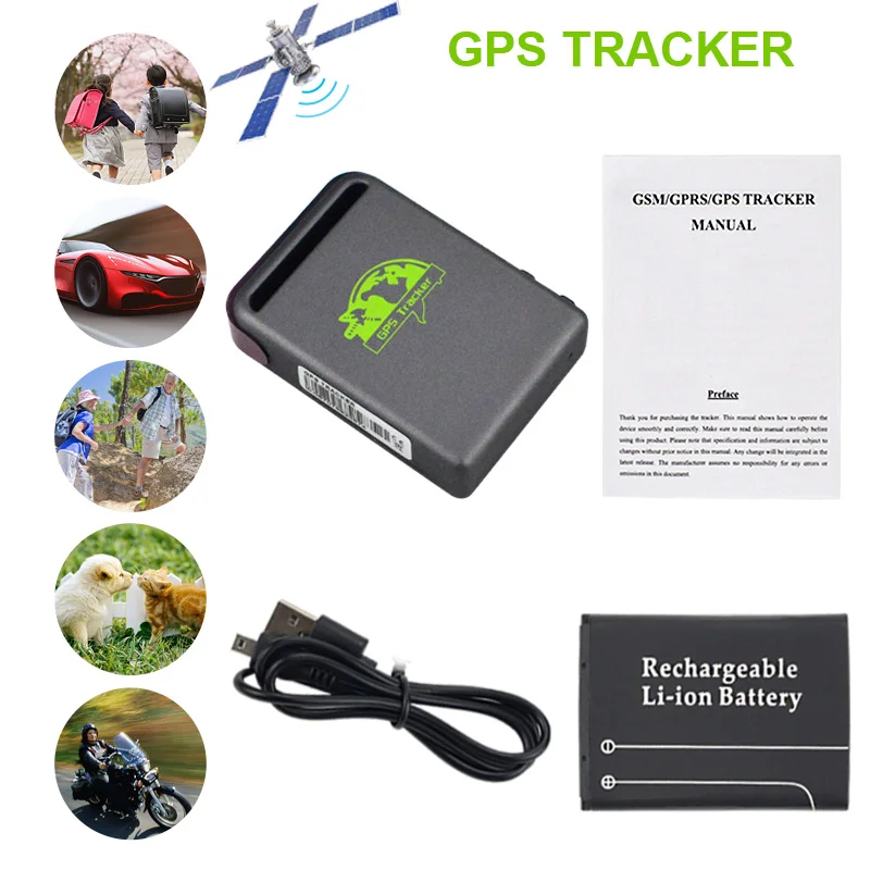 В режиме реального времени GSM GPRS gps трекер TK102B автомобильный локатор устройство слежения дистанционное управление над скоростью сигнализации