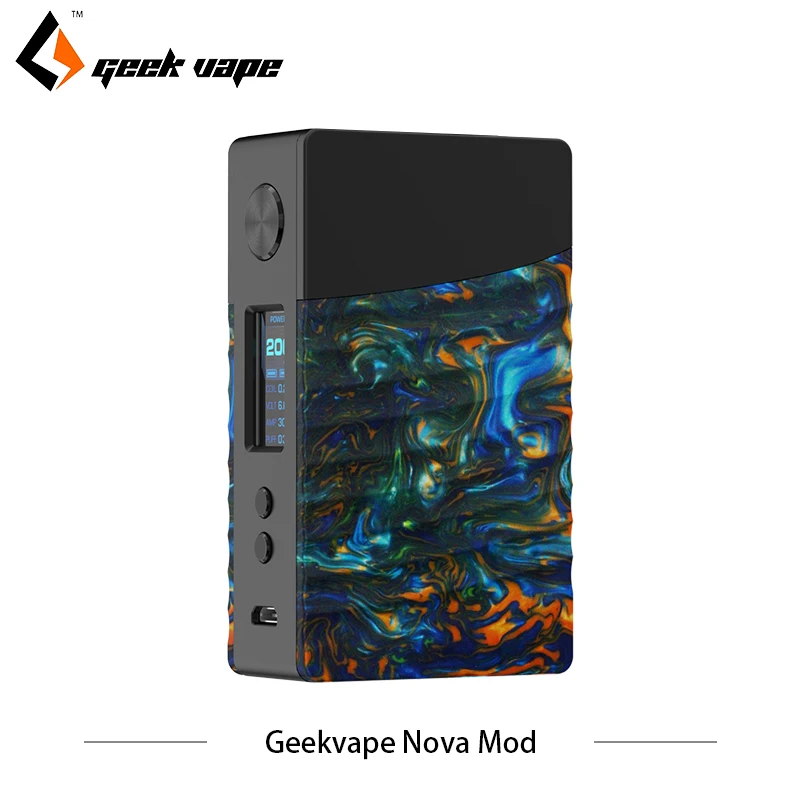 Оригинальный Geekvape Nova Mod Geek vape 200 Вт поле двойной батарея электронная сигарета