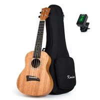 kmise solid mahogany ukulele concert ukelele 23 inch 18 frets rosewood fingerboard 4 string hawaii guitar with gig bag tuner