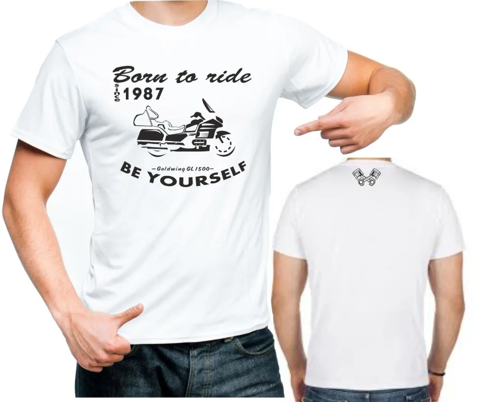 Футболка Maglia Per Moto Goldwing Gl1500 велосипедная футболка Maglietta Racer летняя модная с