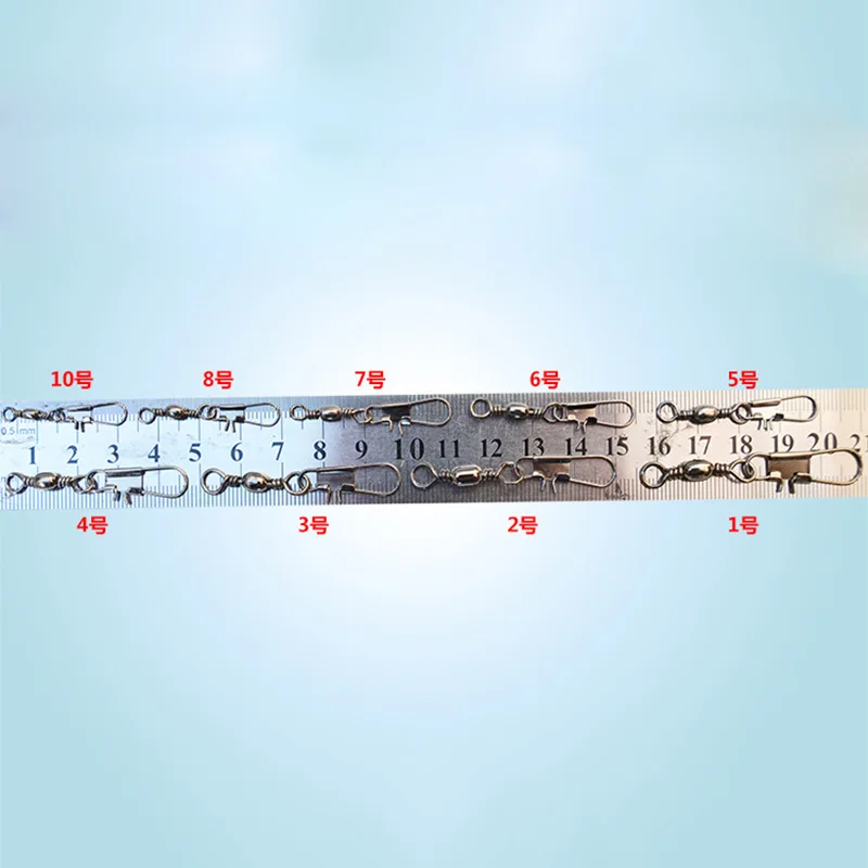 Соединительные шарниры для рыбалки 50 шт./компл.|fishing connector|swivel rollingbearing swivels |