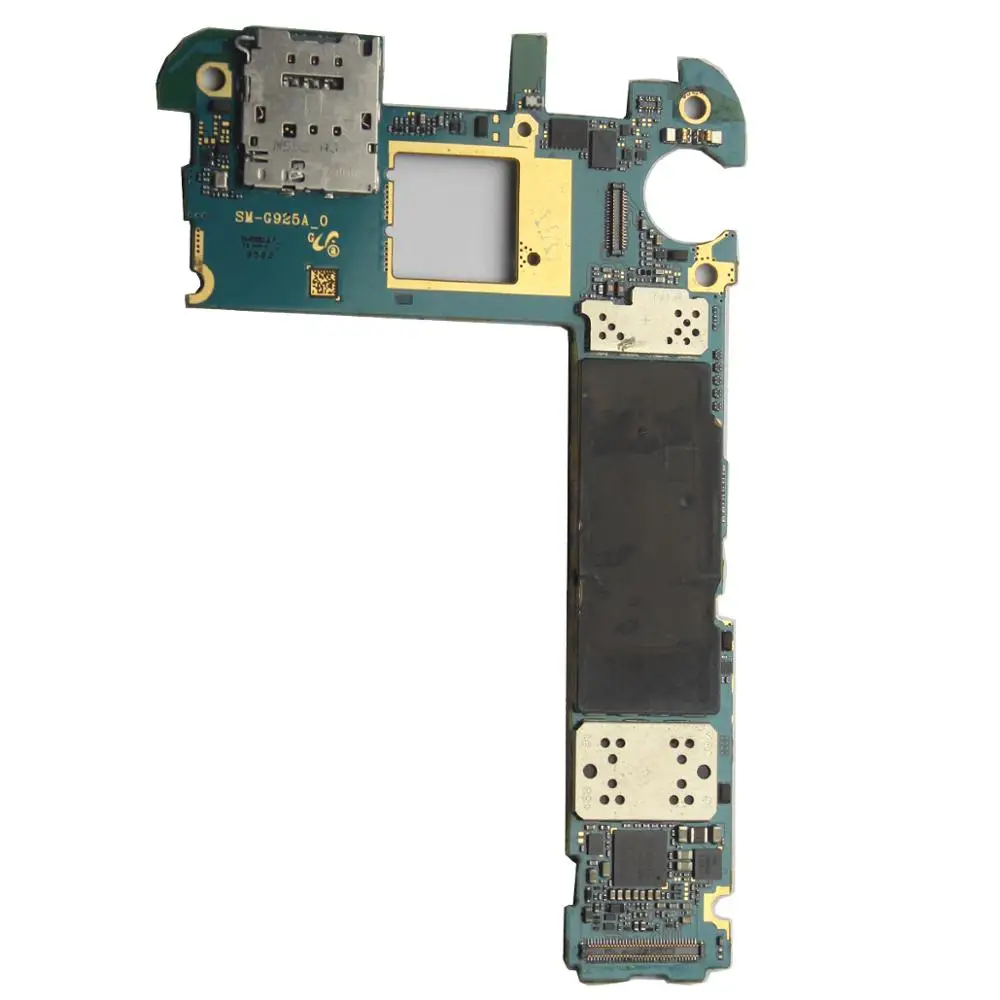 Основная материнская плата разблокирована для Samsung Galaxy S6 Edge G925A 128 ГБ|Платы