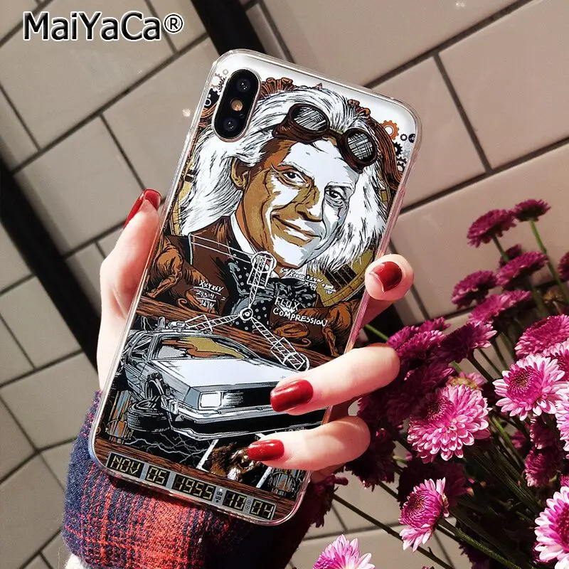 Чехол для телефона MaiYaCa с задней частью в будущем delean Time Machine для iphone 11 Pro 11Pro Max 5 5Sx 6 7plus 8 8Plus X XS MAX XR