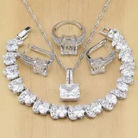 Monkey 925 Silver Bridal Jewelry Champagne Zircon Jewelry Sets For Women Earrings Sets Birthday Gifts