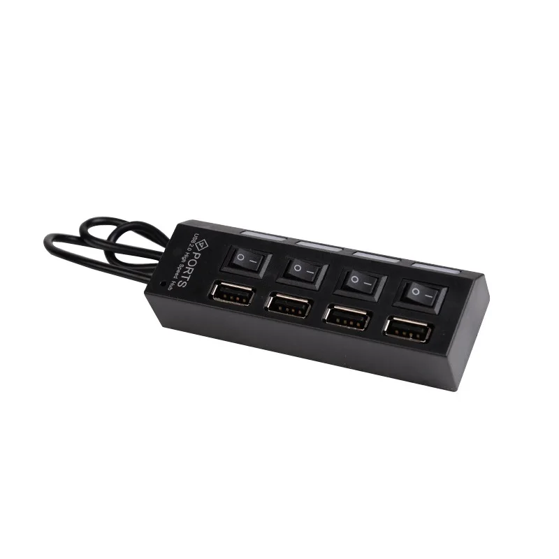 Высокая Скорость USB 2 0 концентратор 4 Порты Портативный usb-хаб 480 Мбит/с