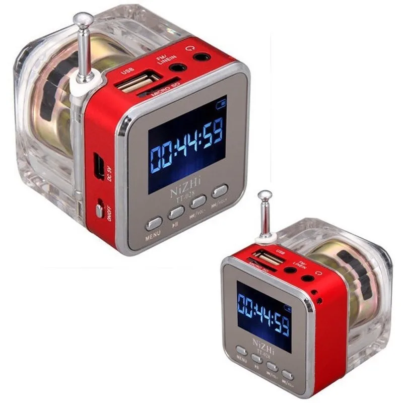 Портативный сабвуфер Nizhi TT028 со светодиодным кристаллическим дисплеем
