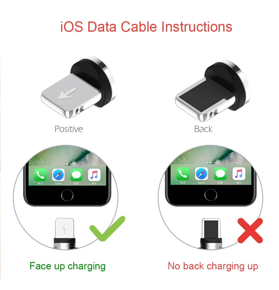 Магнитный кабель для мобильного телефона USB Micro type C Android кабель IOS Синхронизация данных нейлоновая оплетка светодиодный индикатор Магнитный кабель для зарядки 1 м