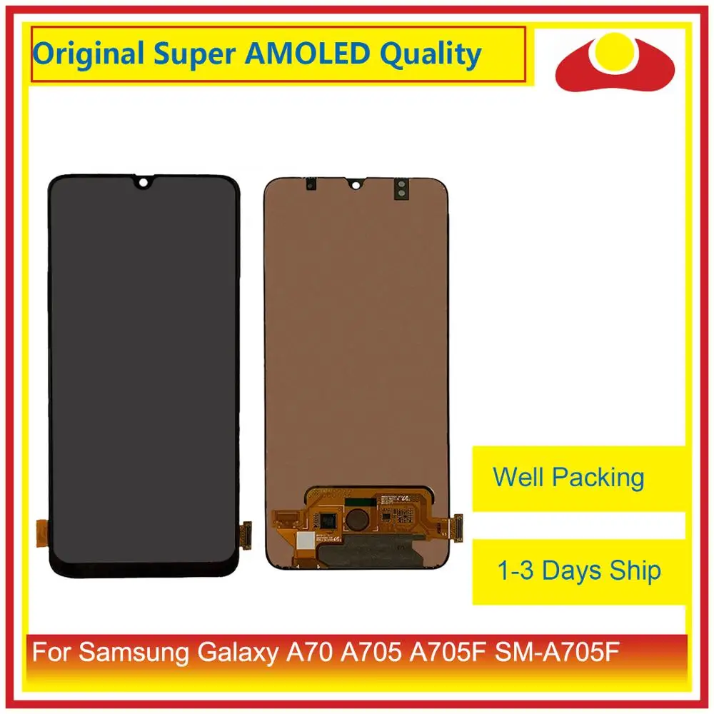 Оригинальный дисплей 6 7 дюйма для Samsung Galaxy A70 A705 A705F SM A7050 ЖК с сенсорным экраном