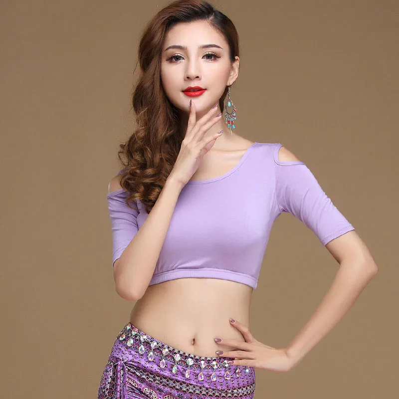 Женский костюм для танца живота из модала взрослых|belly dance costumes|bellydance topbelly shirt |