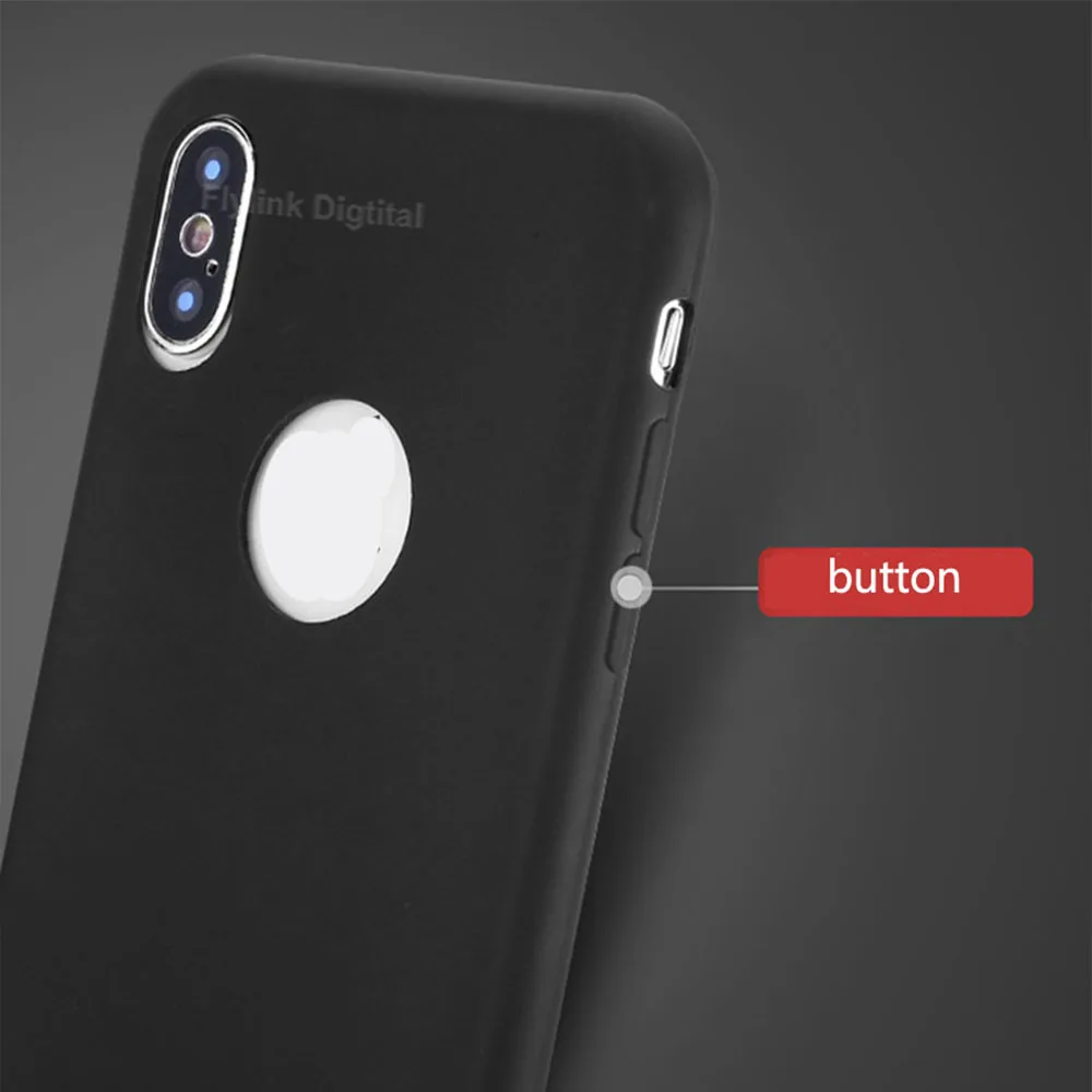 Ультратонкий Мягкий силиконовый чехол из ТПУ для iPhone 5 6 7 8 полный защитный