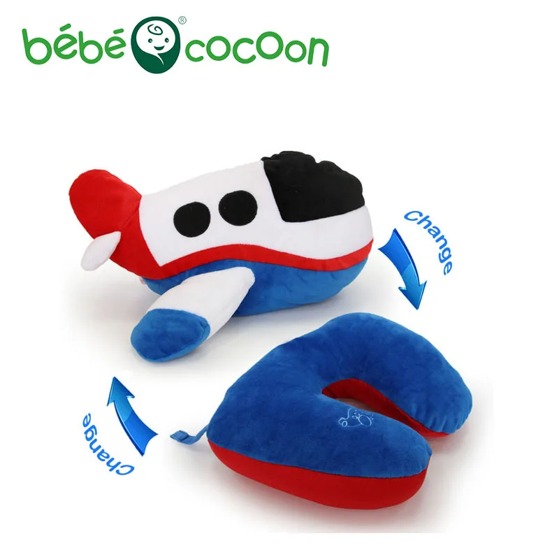 Bebecocoon динозавр/Самолет/собака плюшевые Ushaped подушки для шеи Кабриолет животные