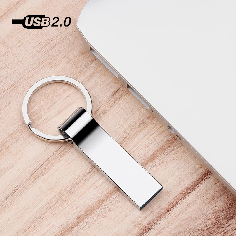 2019 Hot Sale Metal Silver U Flash Disk Usb Drive 4GB 8GB 16GB 32GB 64GB 128GB Memory Stick Waterproof | Компьютеры и офис