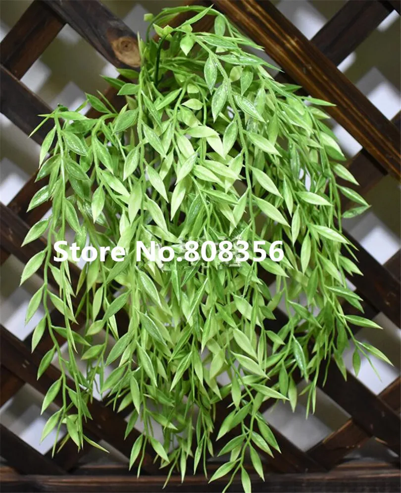 5 шт. Пластик бамбук пучок листьев поддельный ствола дерева филиал 17 72 &quotдля