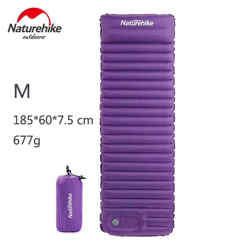 Naturehike воздушная кровать 7 5 см утолщенный коврик для кемпинга с подушкой легкий