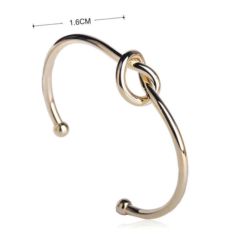 Мужские и женские браслеты FUNMOR простые медные с узелком на запястье цвета