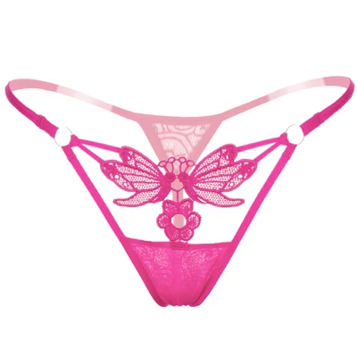 fushia 2150 L'bellagiovanna, сексуальные женские трусики, кружевное нижнее белье, женское нижнее белье, g-stings, полые стринги для молодых девушек, bragas imtimates, XXS-XL, 2150 - Цвет: fushia 2150