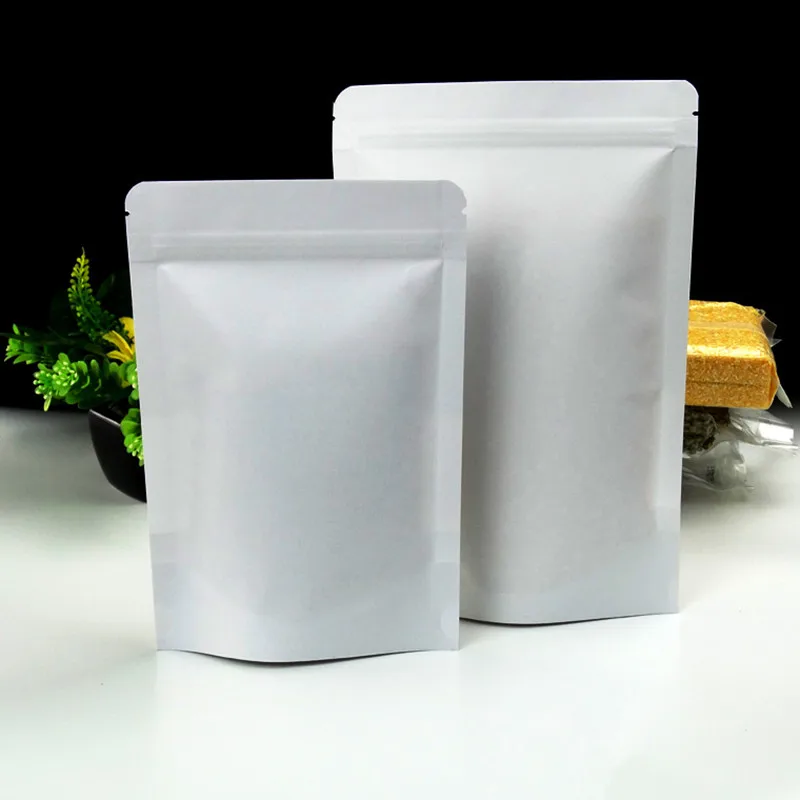

Упаковка из крафт-бумаги, 50 шт./лот, 10 х15 см, белая