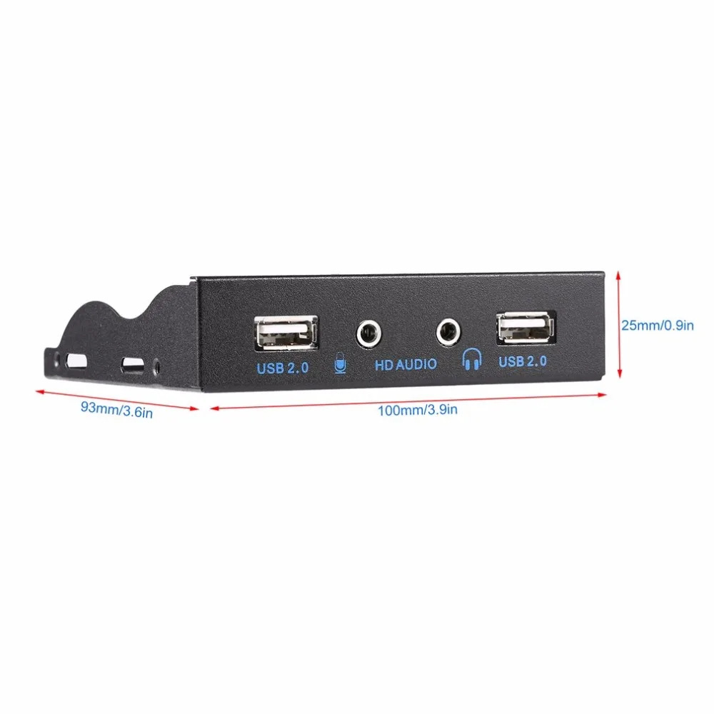 Высокое качество 3 5 'ƈ USB 2 0 порт концентратор HD аудио выход флоппи накопитель