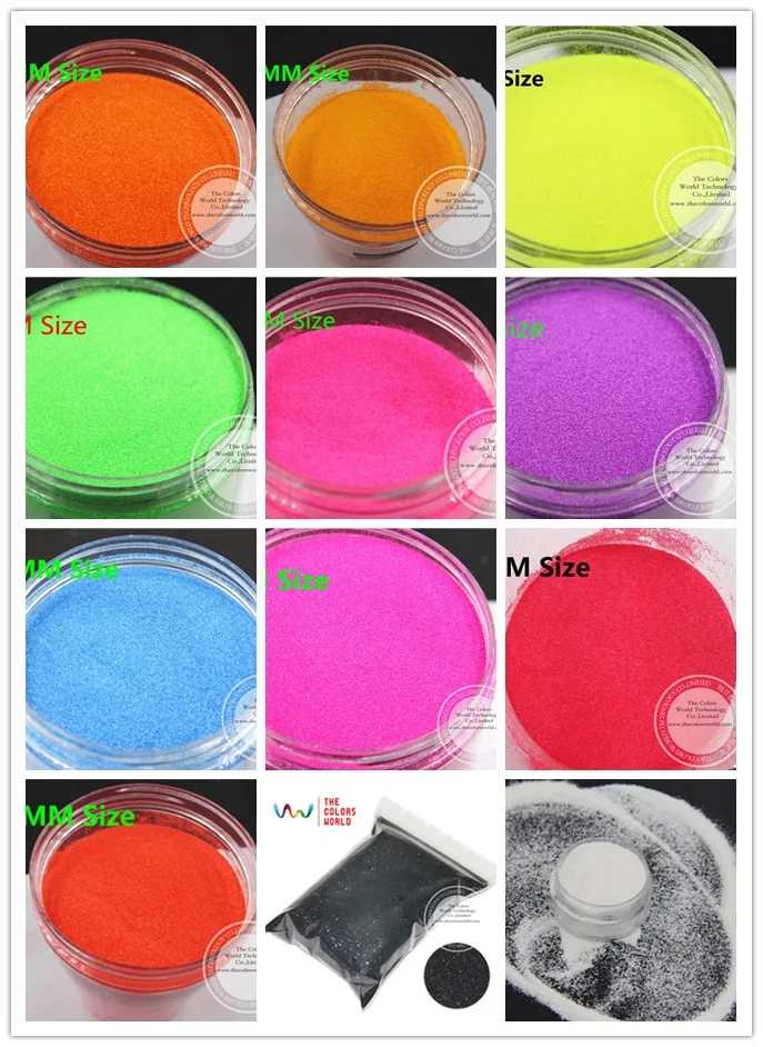 

TCT-029 Neon Matte 0.1MM 004 Solvent Resistant 12 Colors Fine Glitter Powder For Nail Art Decoration Body paint DIY Accessories