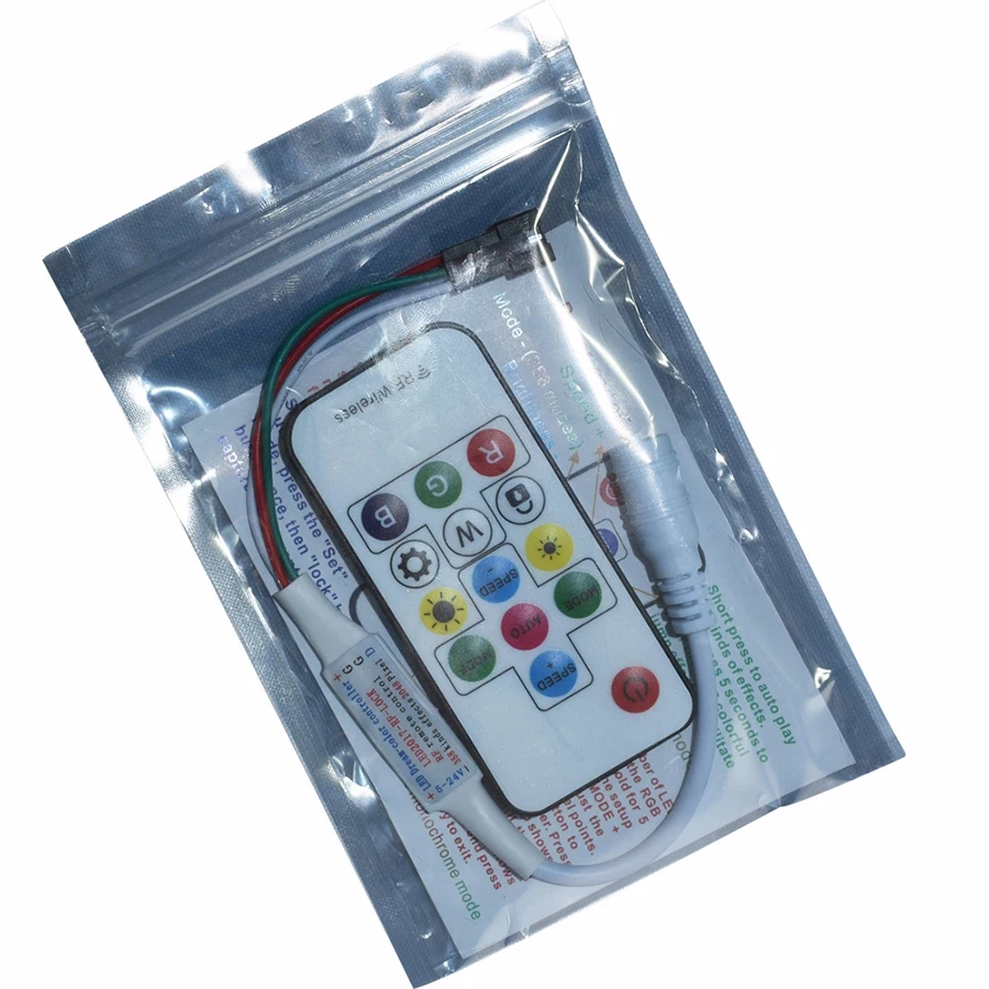 DC5V 24V 14 клавишный светодиодный контроллер Dream Color 358 видов эффектов изменения RF