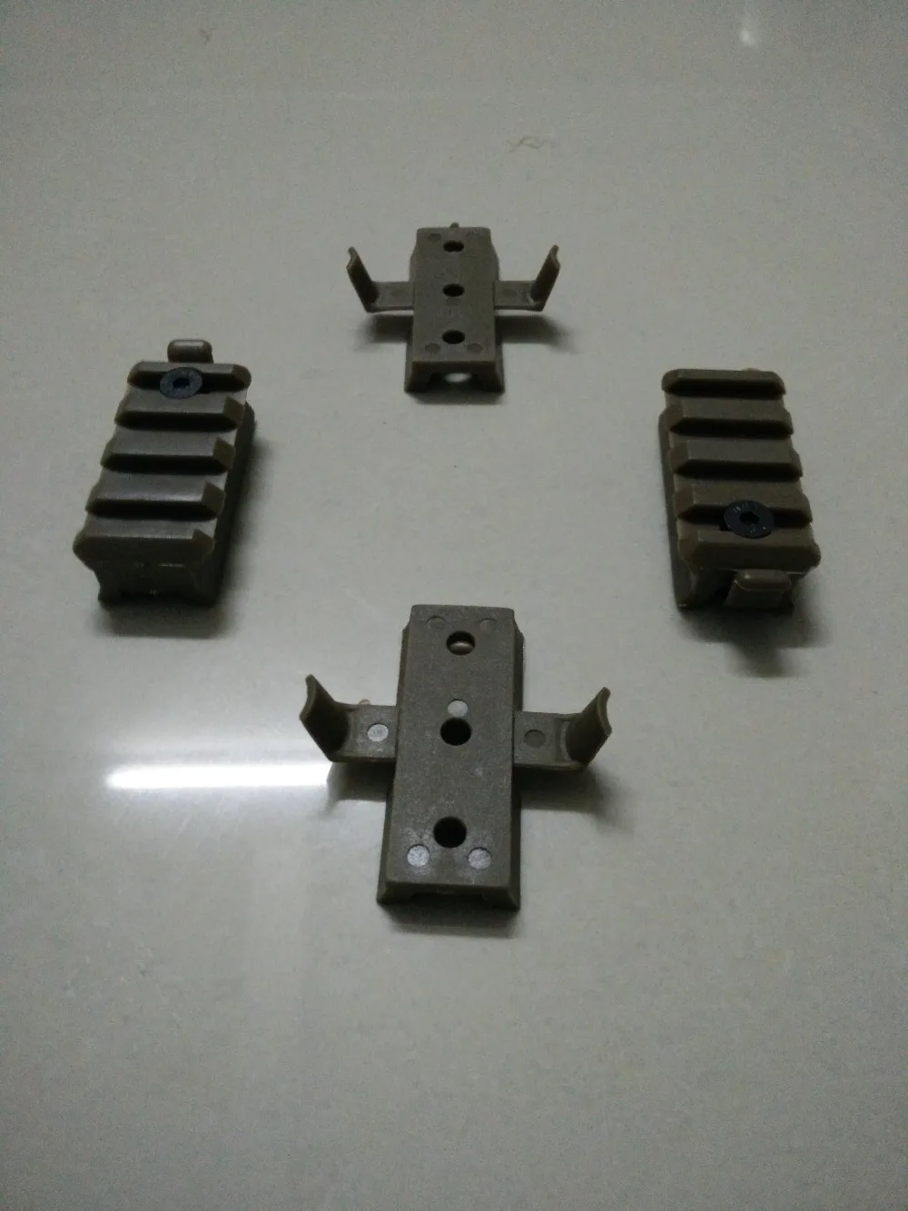 ЭМЕРСОН Тактический Быстрый Шлем Аксессуары рельсовый зажим Стойка темная