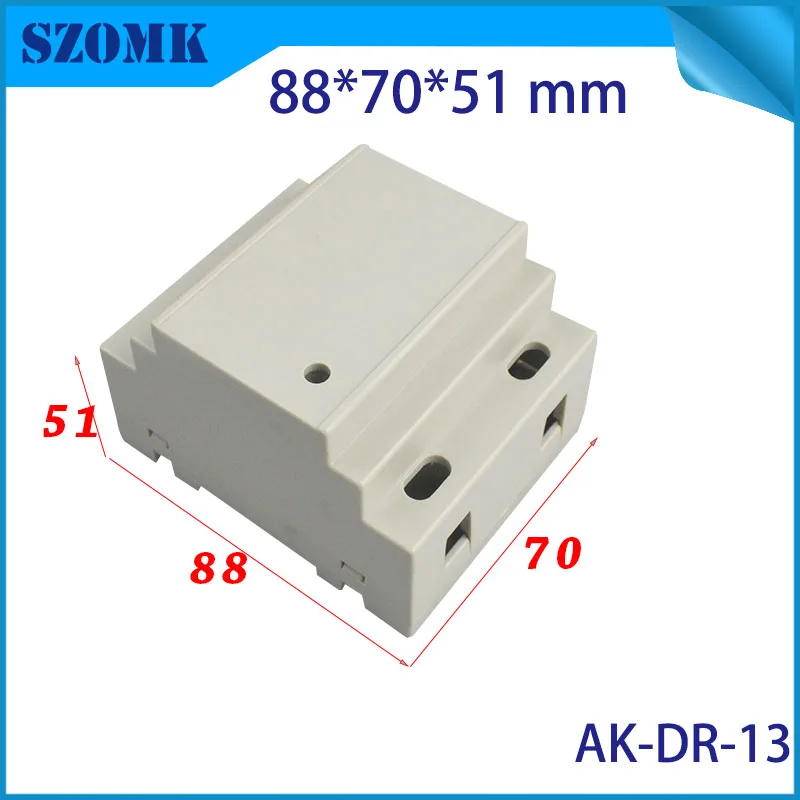 Пластиковый корпус проекционный распределительная коробка на din-рейку (1 шт.) 88*70*51