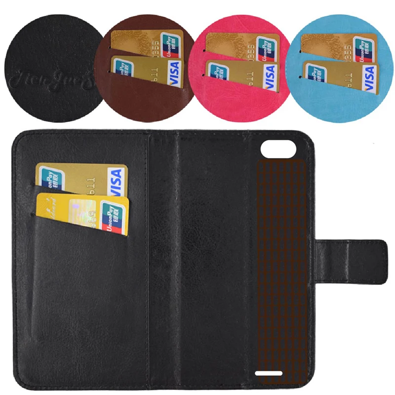 Чехол книжка TienJueShi защитный кожаный чехол кошелек Etui для Fly Nimbus 17 FS527 5